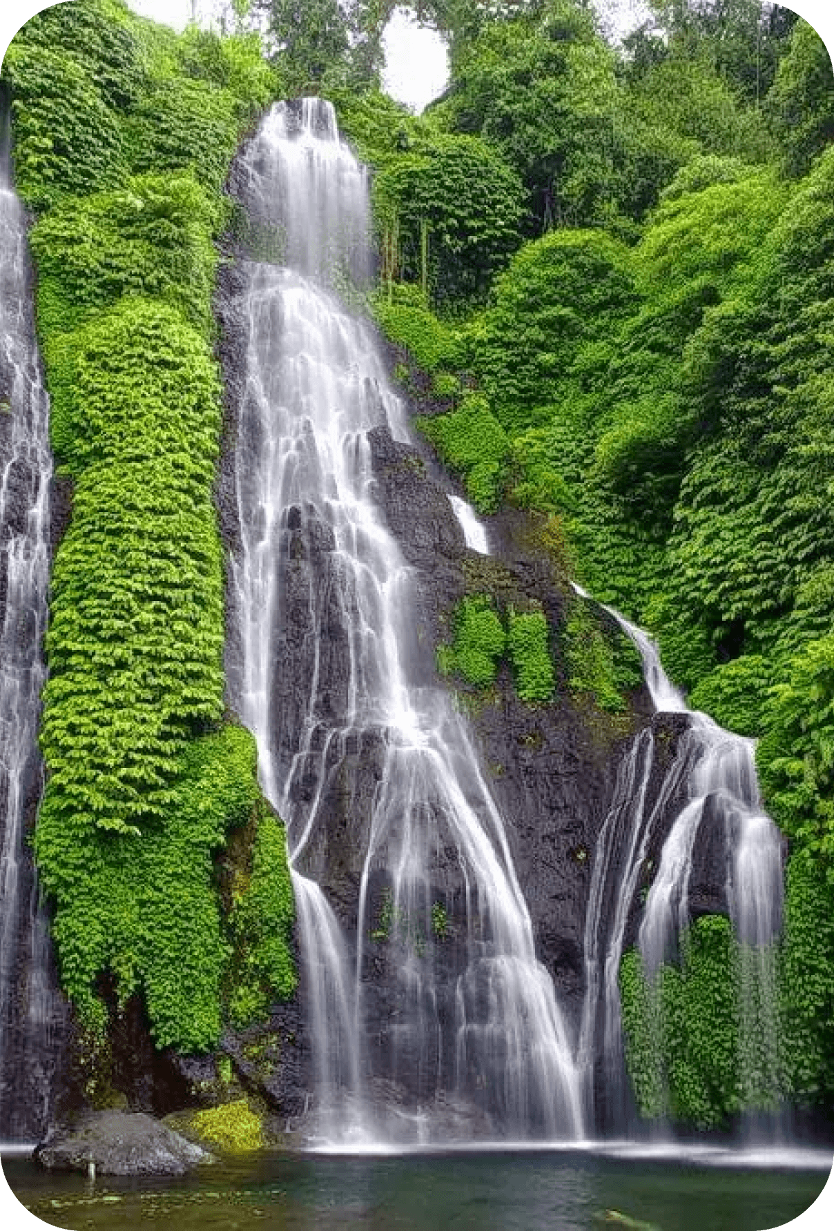 Banyumala Twin Waterfalls in Bali